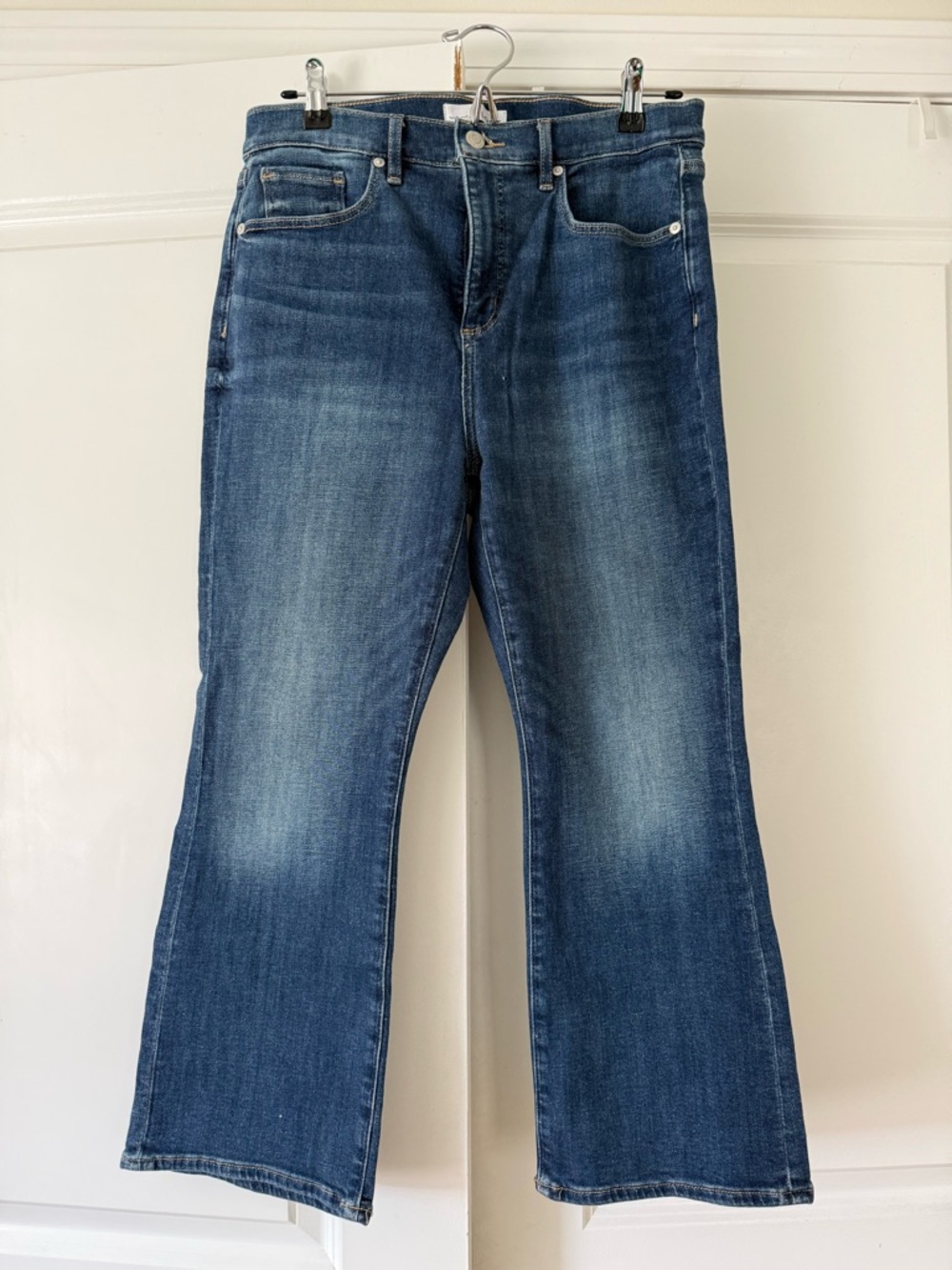 Petite LOFT Kick Crop Jeans